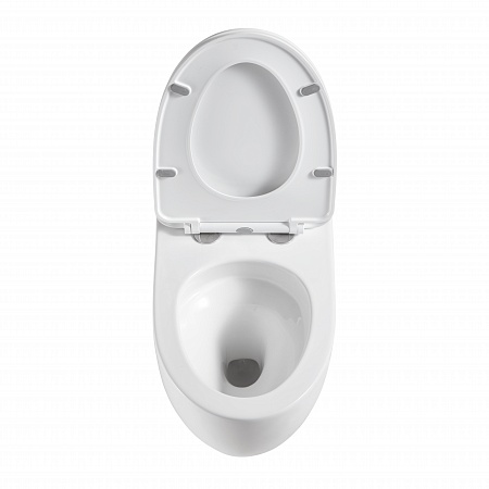 Подвесной унитаз безободковый Terminus Енисей Monolit 560х390 белый Братск - фото 3